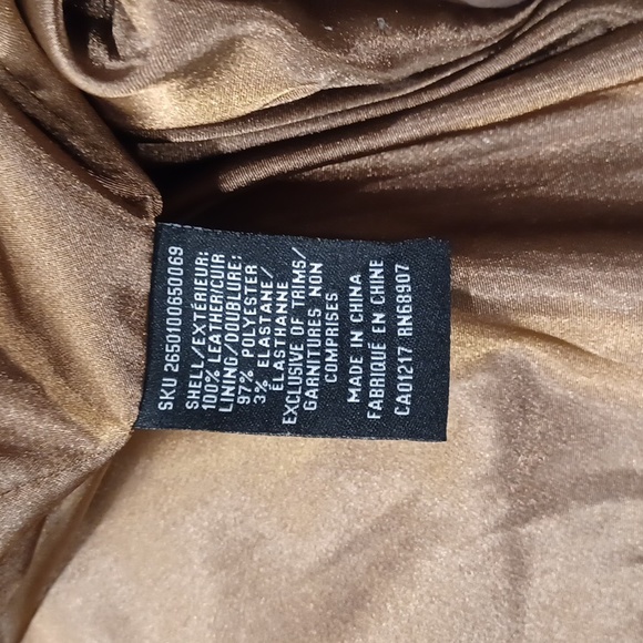 Le Chateau Statement Collar Suede Moto Jacket- Sz. XXS - Picture 14 of 15